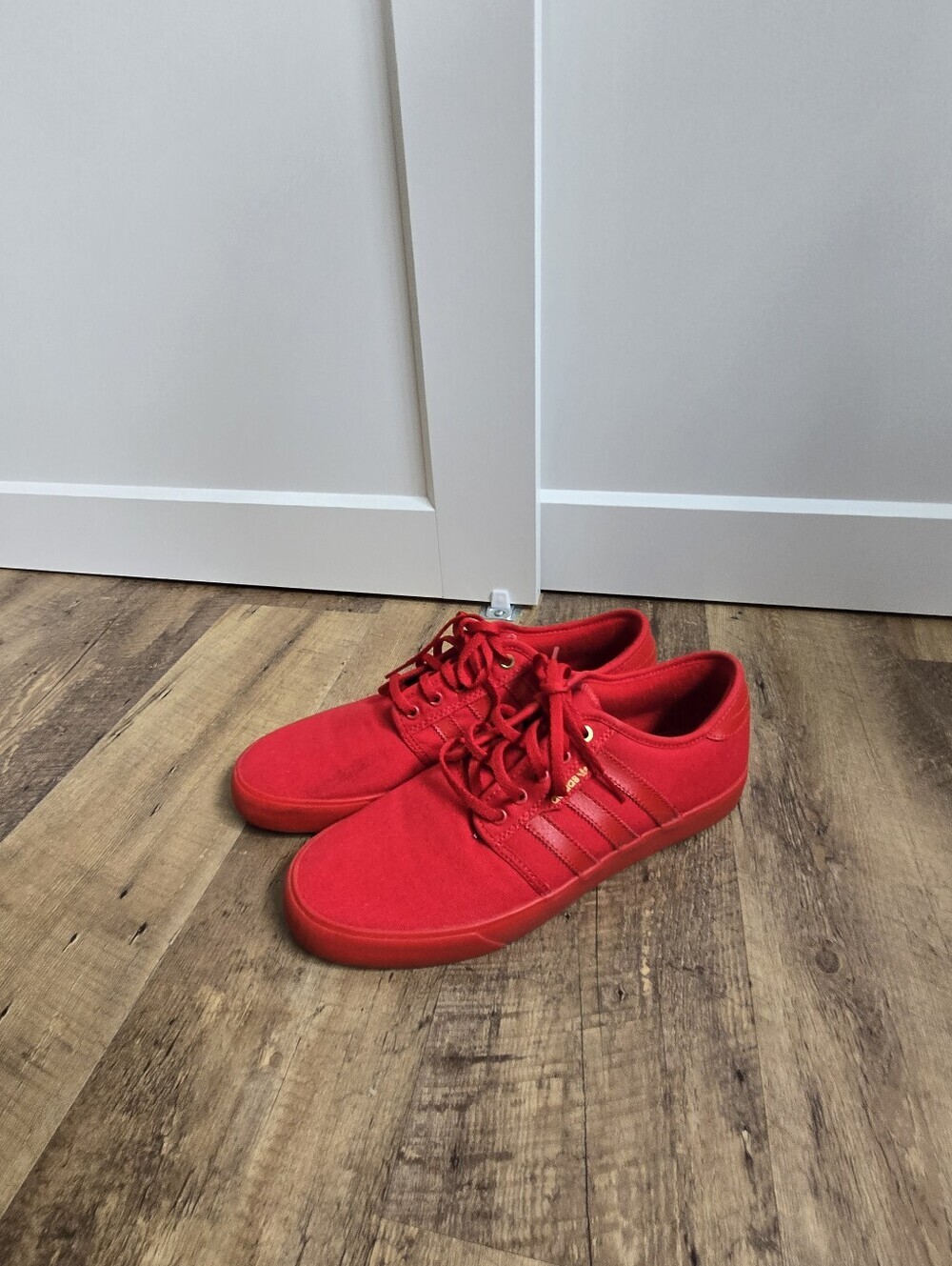 Adidas Seeley Mens Red Size 10.5 Sneakers